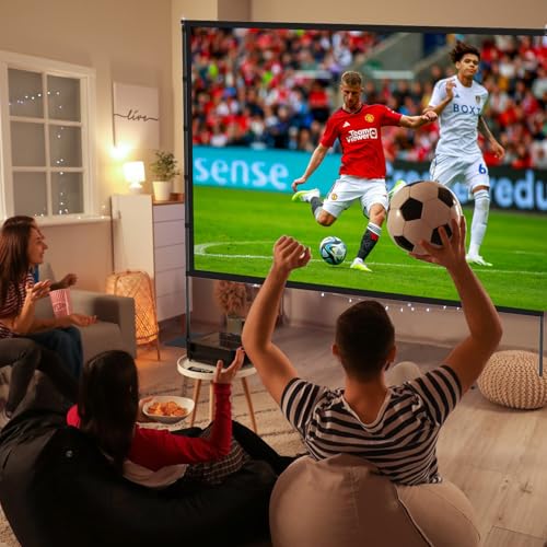 STWUI 120 inch STWUI PS120 4K HD 16:9 Floor Mount Projector Screen