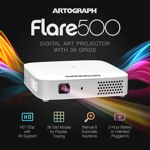 Artograph Lightweight Portable Digital Projector 1280 x 720 LED