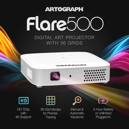Artograph Lightweight Portable Digital Projector 1280 x 720 LED