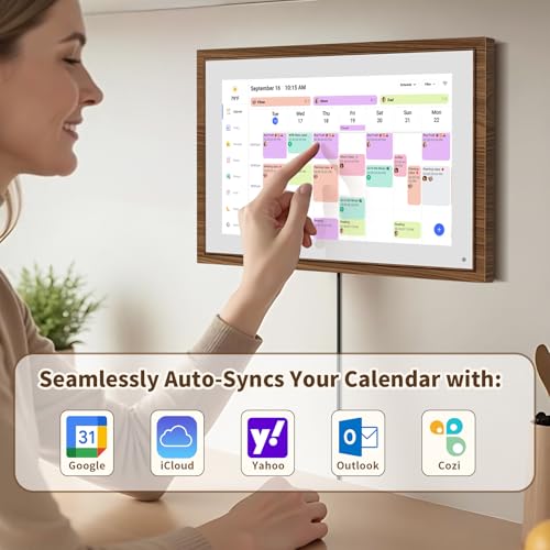 Canupdog 10.1 Inch MW002 1080p Touchscreen Digital Calendar