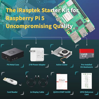 iRasptek 16GB 128GB Cortex A7 2.4GHz Linux Windows Desktop Barebones