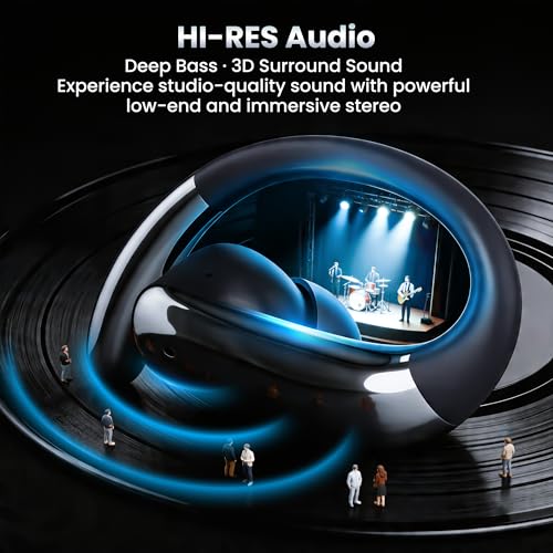 RichEast Earbud Translator P-Q16 Black 144 Languages 6.0 Touch Control Office Products
