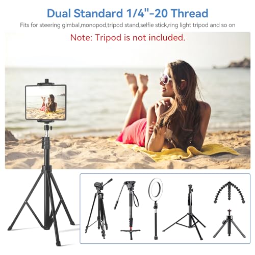 KDD 7.09 x 3.94 x 1.57 inches KDD-046 2 Pounds Adjustable Tablet Mount Tripod