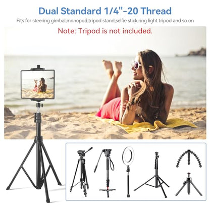 KDD 7.09 x 3.94 x 1.57 inches KDD-046 2 Pounds Adjustable Tablet Mount Tripod