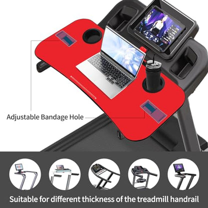 Qsxou 34.65" x 25.2" Model 1 Workstation Tray Desk Attachment for Treadmills