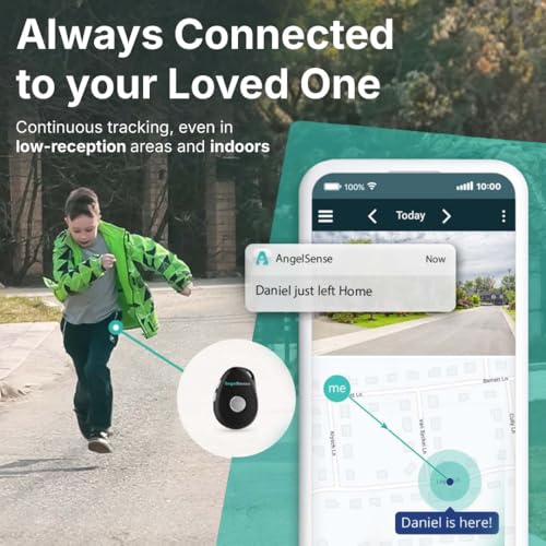 AngelSense 1.73x2.4x0.63 in MT90 N/A GPS Tracking Device for Kids with Autism and Elderly