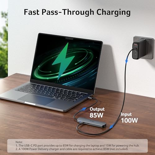 Acer 5.28" L x 1.38" W x 0.55" H ODK5D0 USB C Hub USB 3.0 to HDMI 4K Ethernet Ethernet Port Multiport Adapter