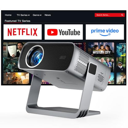 XuanPad 9.7" x 7.9" Full HD 1080P Portable Projector with Native 1920 x 1080 Resolution, 28000:1 Contrast Ratio, LCD Display