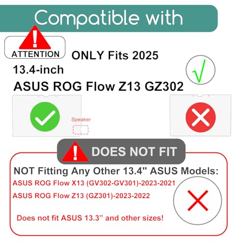 KEANBOLL 3 Pack 13.4 Inch ASUS ROG Flow Z13 GZ302 Screen Protector Matte Anti-Glare