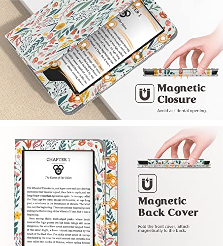 MoKo 6" Kindle Case P723314071510 Lightweight PU Protective Cover