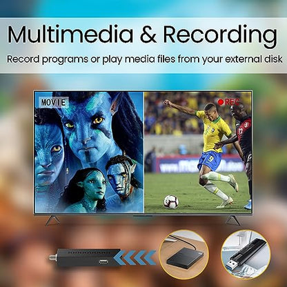ZJBOX Mini Digital Converter Box 1080P ATSC Tuner HDMI Output