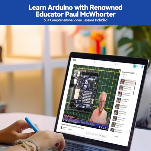 SunFounder Arduino Uno R4 WiFi, USB Connectivity, Compatible with Arduino IDE, Dual Processor, 2 USB Ports, Infrared Wireless, Model Number sunfounder