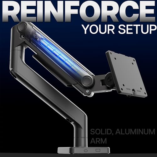 VIVO 49 Inch Heavy Duty Aluminum Ultrawide Monitor Arm, Maximum Load 44 lbs, Black, STAND-V101V