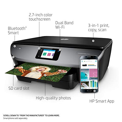 HP Envy Photo 7155 All-in-One Wireless Color Inkjet Printer 4800 x 1200 DPI 40 ppm
