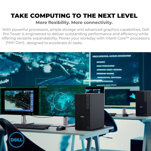 Dell Pro Tower QCT1250 Windows 11 Pro 16GB DDR5 1TB PCIe SSD Computer Tower