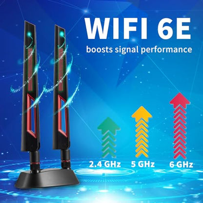 eifagur 9dBi Tri-Band Antenna Model B0D1G6Z8YB 2.4GHz 5GHz 6GHz