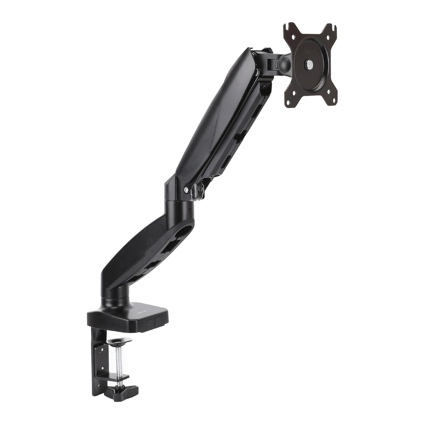 Amazon Basics 15-27 inch Gas Spring Monitor Arm DS-MADSBE Tabletop Mount, Swivel