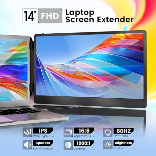 domyfan 14.1" S1 FHD 1080p 60Hz IPS Monitor