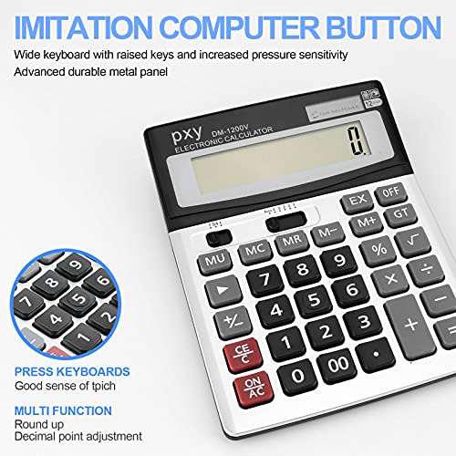 PXY 4.3 Inch 1200V LCD Standard Function Calculator