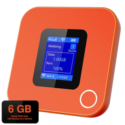 CarJoy 4G M418 Mobile Hotspot LTE 5000mAh Portable WiFi Global Connectivity