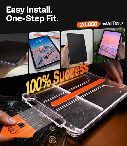 TORRAS 13 Inch iPad Pro Screen Protector M4 2024 & M5 2025, Tempered Glass, 9H Hardness, Smooth Finish, Anti-Scratch