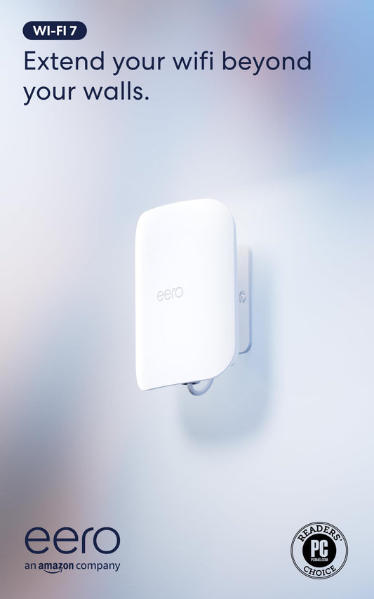 Amazon eero Outdoor 7 15,000 sq. ft. Mesh Wi-Fi Router 2.1 Gbps Dual Band Weatherproof