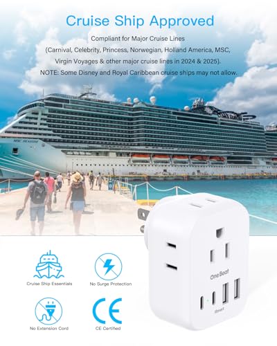 One Beat 125V Multi Plug Outlet Extender OB4W4US