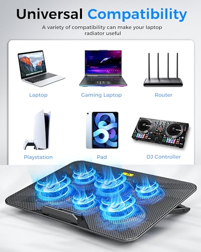 AICHESON 6-Fan Laptop Cooling Pad Model 003