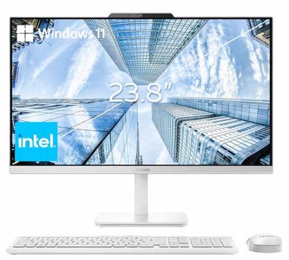 Lenovo 24in AIO PC A100 Intel N100 16GB DDR4 256GB SSD Wi-Fi 6