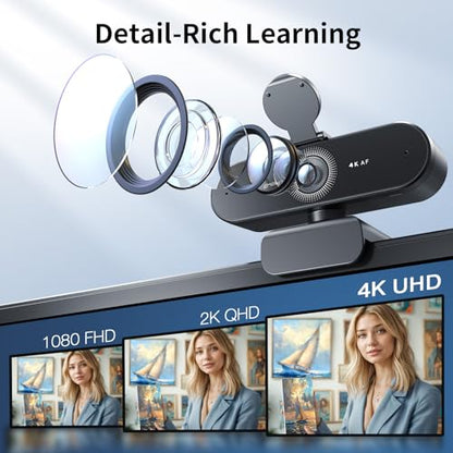 EMEET NOVA E3131 4K Webcam 30FPS USB Webcam, CMOS Sensor, Compact Design