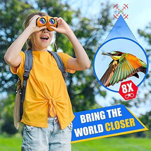LET'S GO! DIMY 666 Compact Binoculars 8x Magnification 21mm Objective Lens Fully Multi-Coated