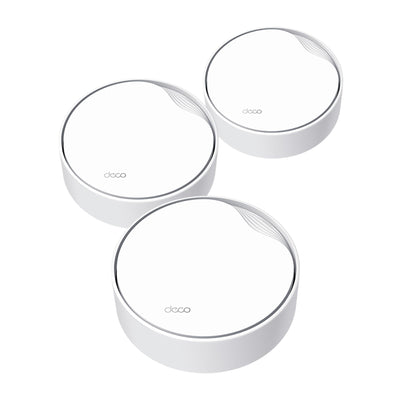TP-Link Deco X50-PoE(3-Pack) Mesh WiFi System – Dual-Band, 3000 Mbps, Indoor, 3 Units