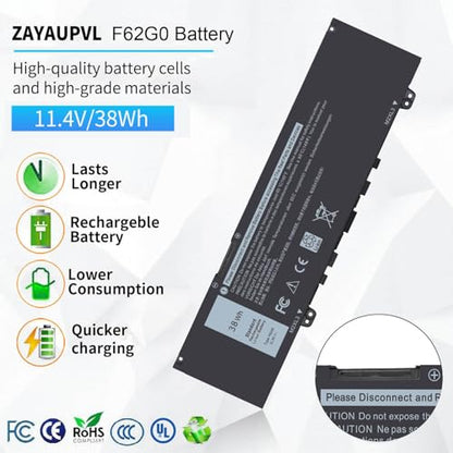 ZAYAUPVL 38Wh F62G0 Battery 11.4V 3 Cells Black