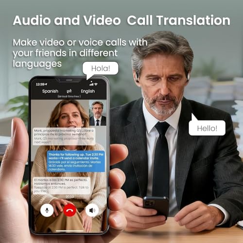 diujzld Open Ear Translator Earbuds B0GQGZLZ47 169 Languages Wireless Bluetooth 5.4