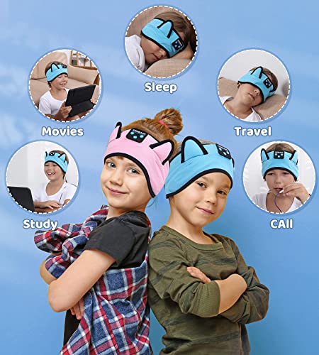 KIDSBAND Kids Headphones KIDS01 Bluetooth 5.2 Adjustable On-Ear Plastic with Wired & Wireless Connectivity
