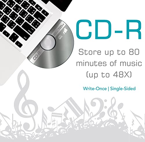 Maxell 648200, 22 x 7.2 x 0.25 inches, 1 Pound, English, CD-R Discs, 700MB, 2x to 48x Write Speed