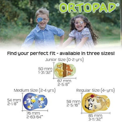 Ortopad® Bamboo 50 Count Regular Size Eye Patches for Children 4+ - Adhesive Healthcare Product