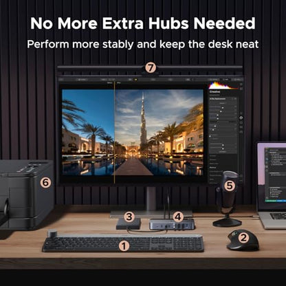 UGREEN 2-in 7-Out USB 3.0 Switch 75086 USB Hub