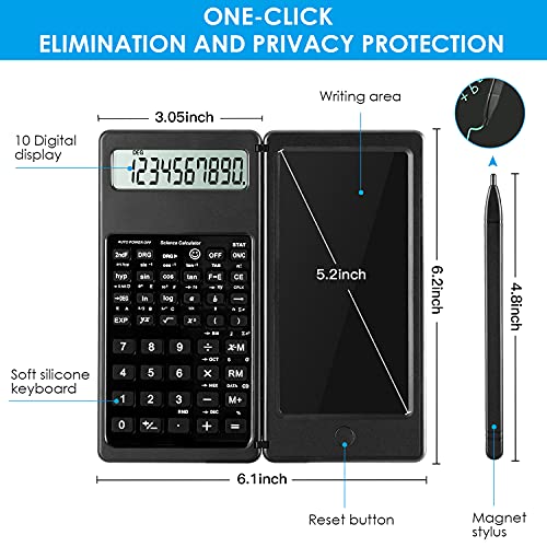 iPepul 5.2" JSQ LCD Scientific Calculator, Battery Powered, Engineering/Scientific