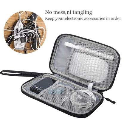 CAAORDKSO 7.48 x 4.5 x 1.1 inches SU008 Waterproof Canvas Electronic Organizer Case