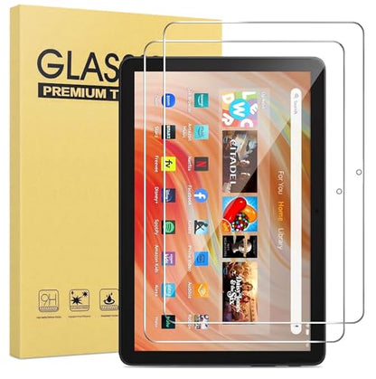 maomini 10" Fire HD 10 2023/2021 Tempered Glass Screen Protector