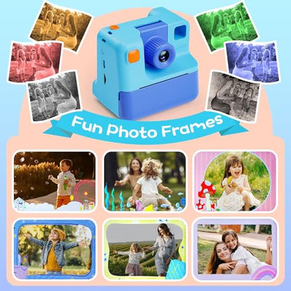 GREENKINDER 3-12 Years KC05 Instant Print Camera 24 MP 1080p Automatic Digital