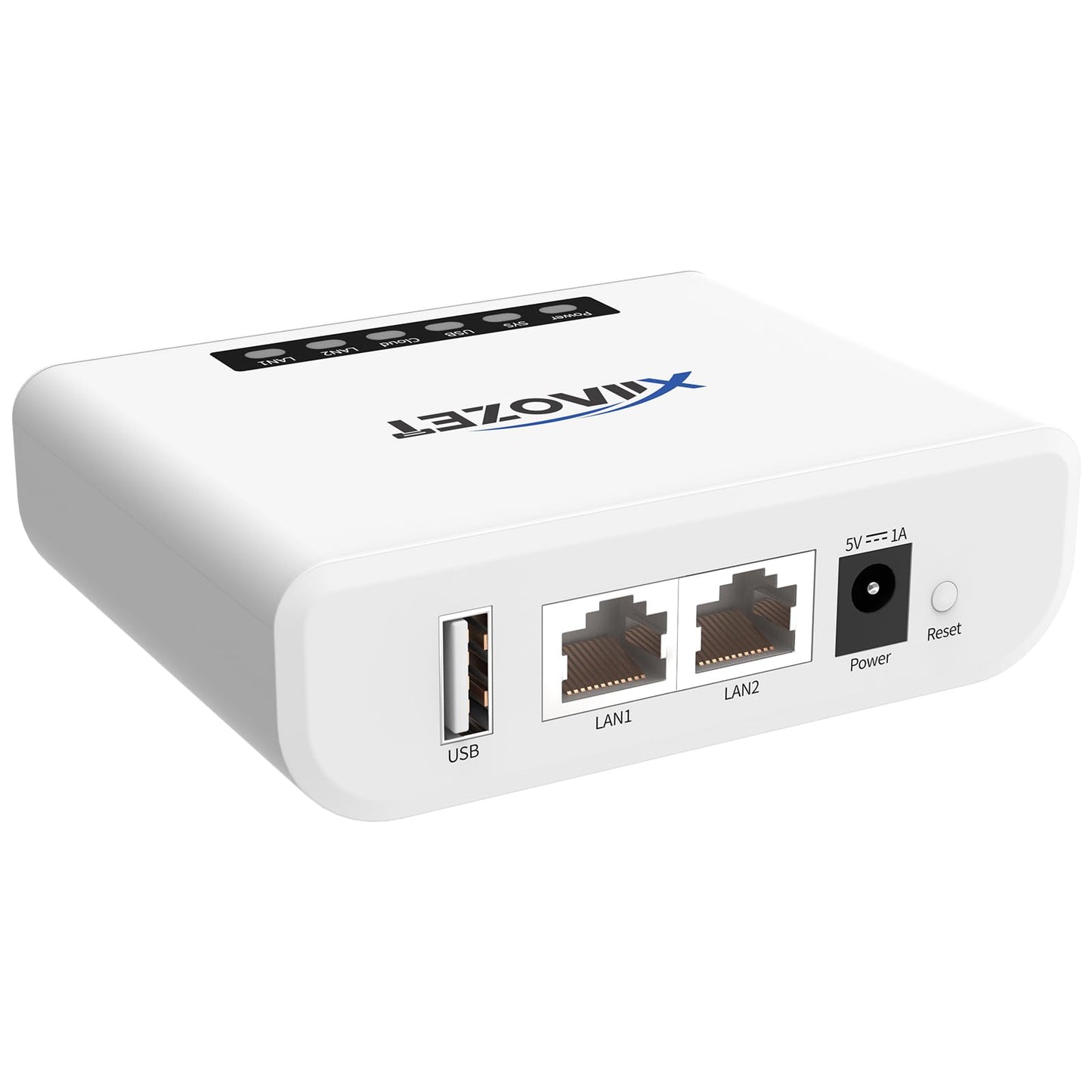 Xiiaozet LK100EW Wireless USB Server, Compatible with Ethernet and Wi-Fi Network, 4.53 x 3.35 x 2.76 in, 8.5 oz