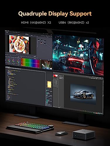 MINISFORUM UM790 Pro Mini PC AMD Ryzen 9 7940HS 32GB DDR5 1TB SSD HDMI 2.1 2.5G Ethernet