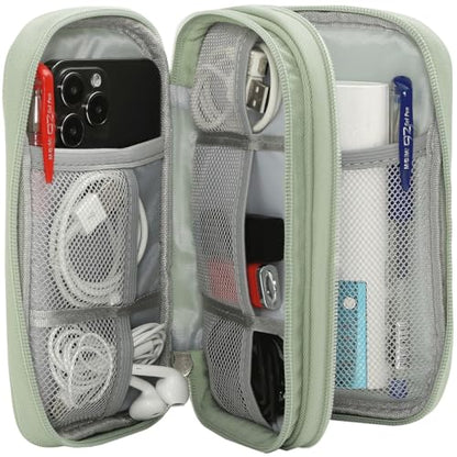 CAAORDKSO Medium SU001 Electronic Organizer Travel Case, 7.5"L x 4.3"W x 2.2"H, Soft Shell, Portable