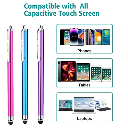CCIVV 5.31 inches 74 Touch Screen Stylus Pen Aluminum Color Various