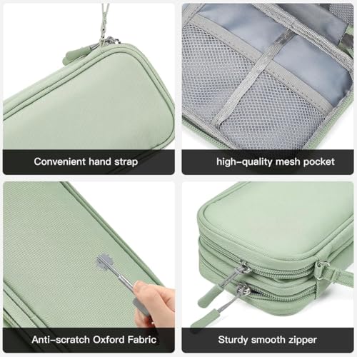 CAAORDKSO Medium SU001 Electronic Organizer Travel Case, 7.5"L x 4.3"W x 2.2"H, Soft Shell, Portable