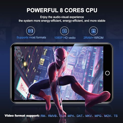 ZAQE 4 Inches M505 Pro 80GB Touch Screen MP4 Player with Hi-Resolution Audio and Built-In FM Radio