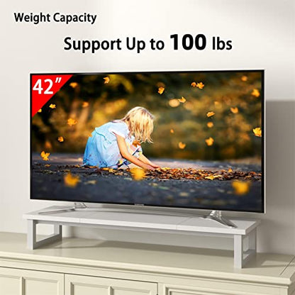 YAOHUOO 38.6 x 10.2 x 5 inches 01 100 Pounds Multi-Purpose Monitor Stand