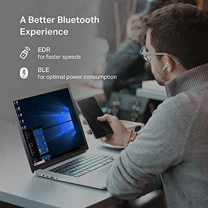 TP-Link 0.74" x 0.58" x 0.27" UB500 Bluetooth 5 Wireless Adapter for Windows